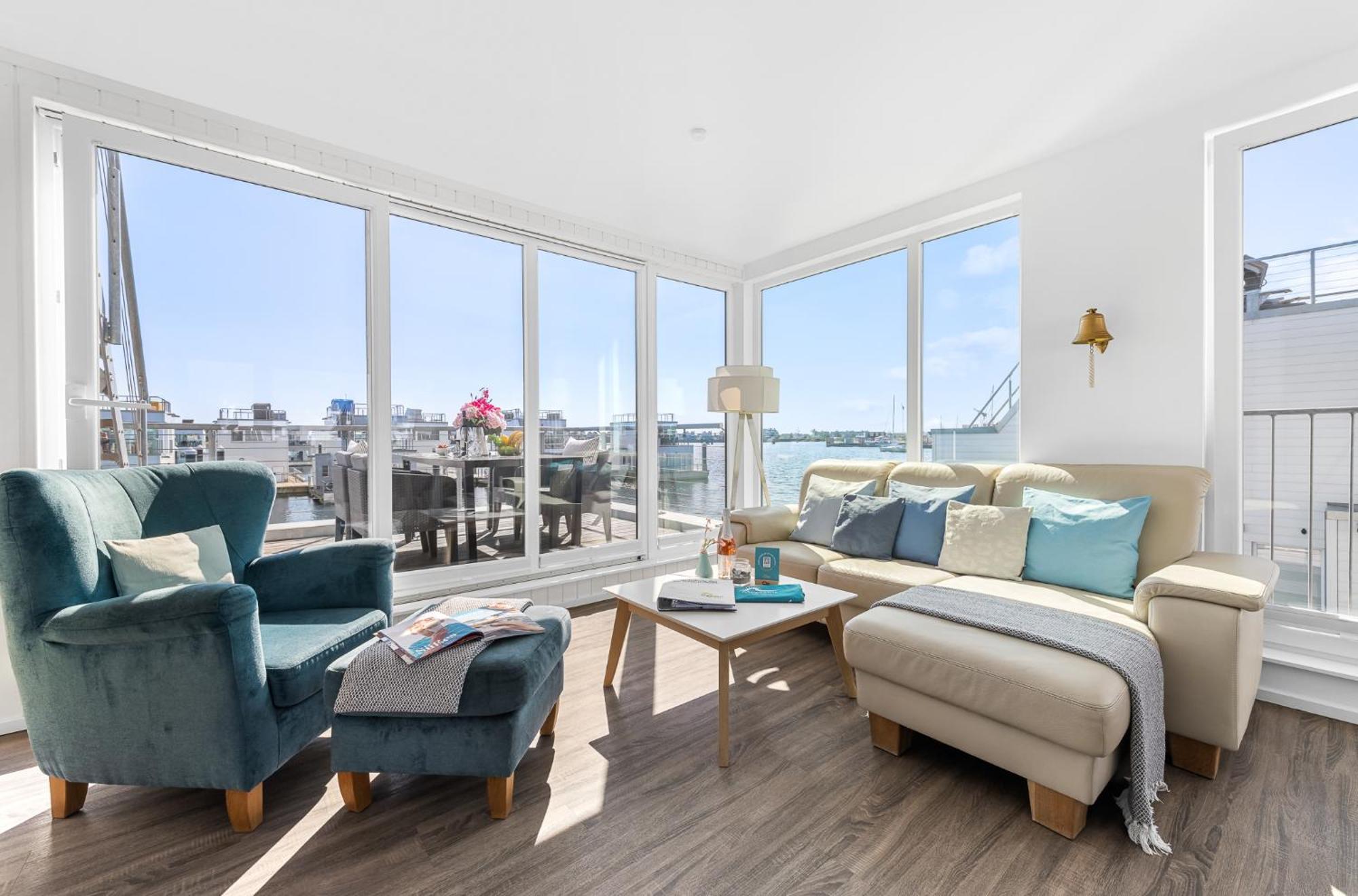 Triton: Meerblick, Sauna, Dachterrasse Olpenitz Extérieur photo