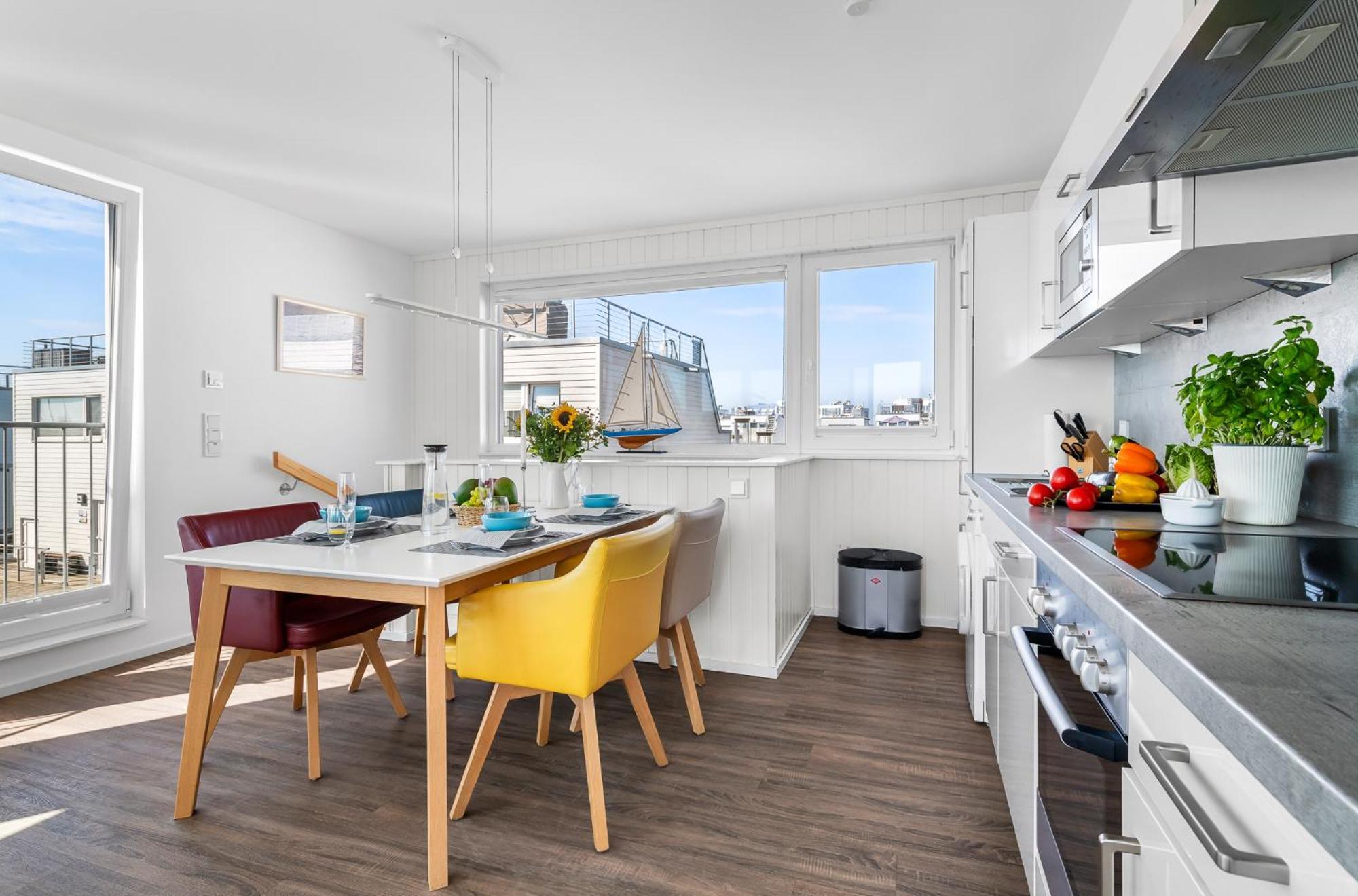 Triton: Meerblick, Sauna, Dachterrasse Olpenitz Extérieur photo