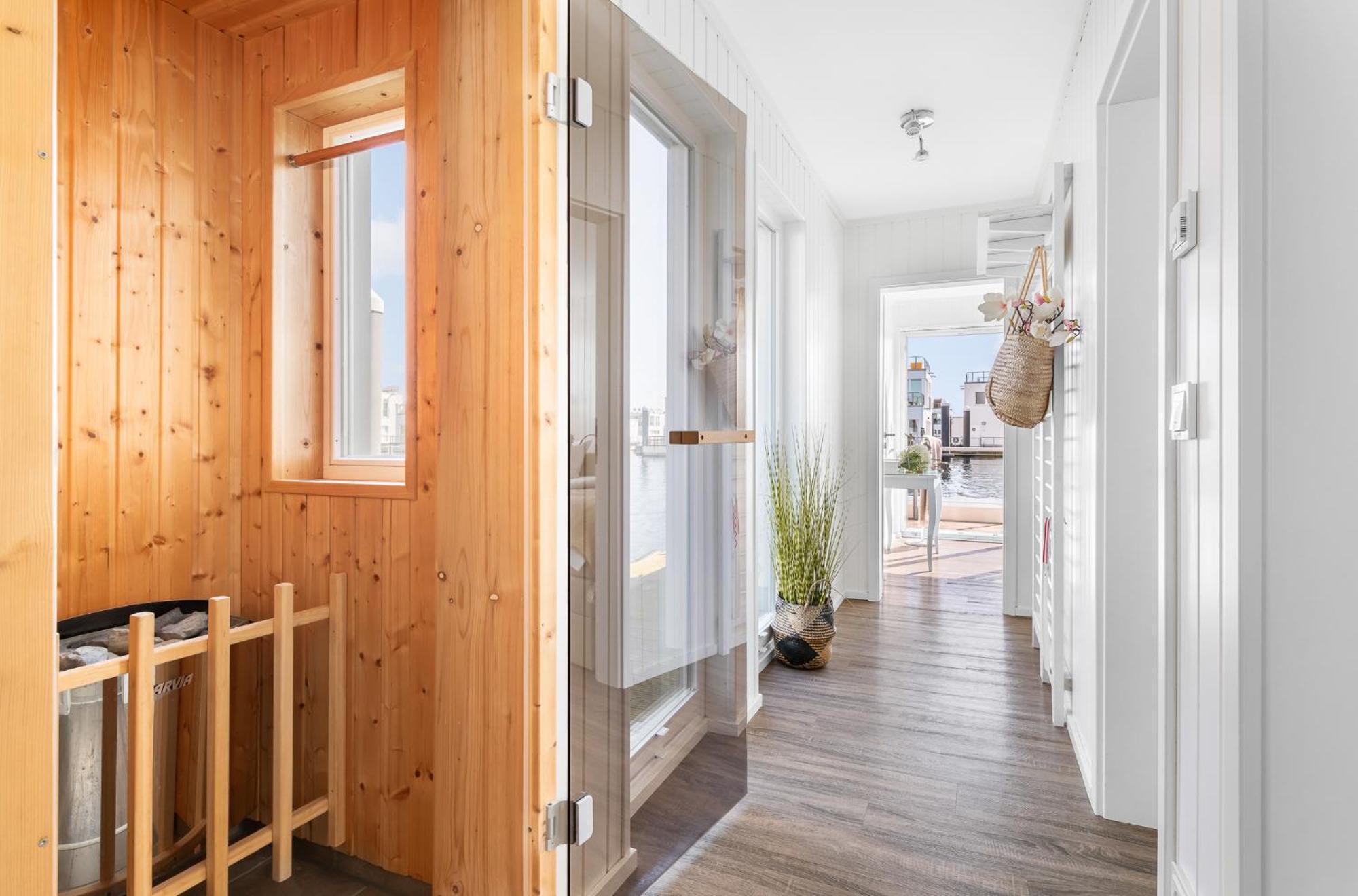 Triton: Meerblick, Sauna, Dachterrasse Olpenitz Extérieur photo